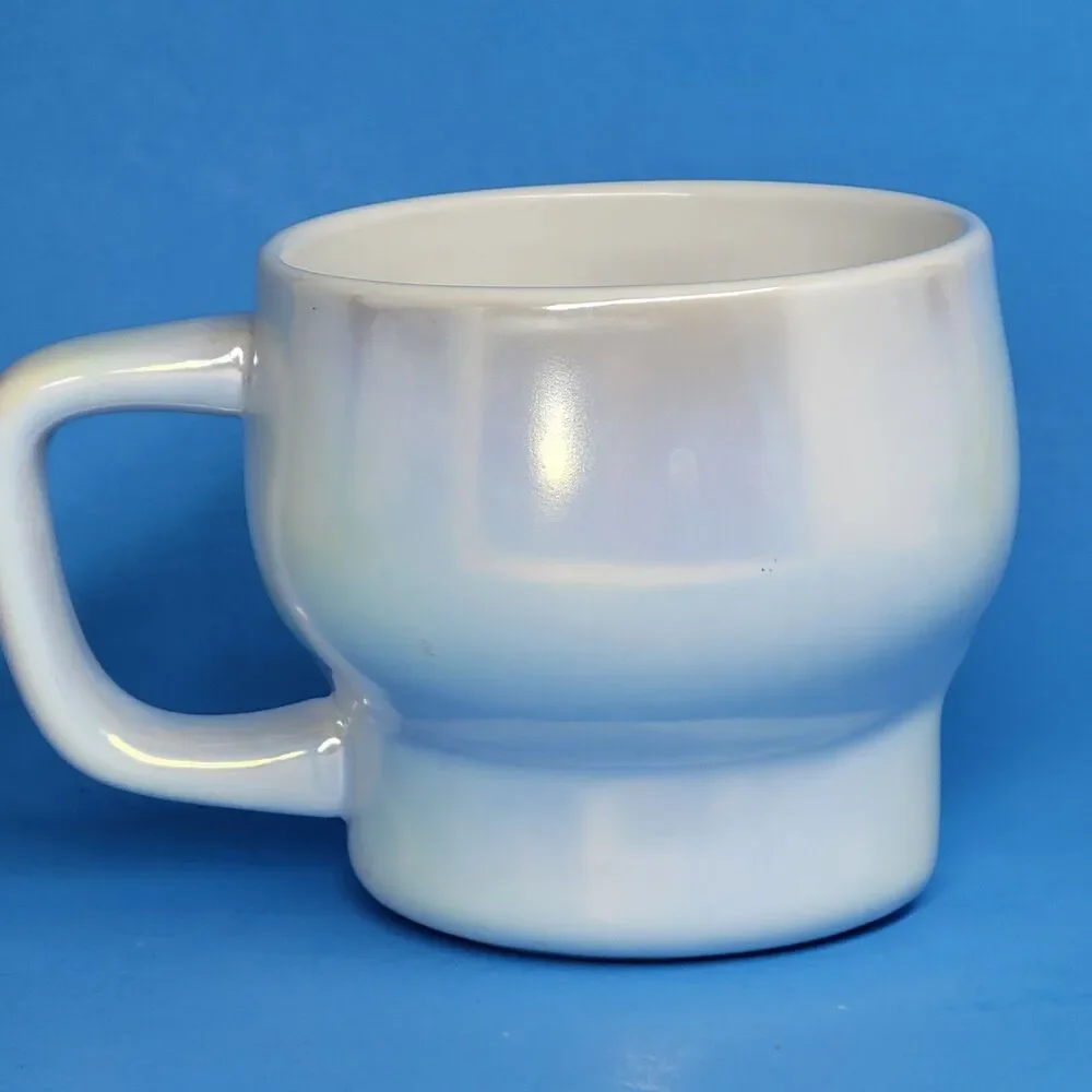 Starbucks Limited Edition White Iridescent Luster 2024 Skull Mug VGC